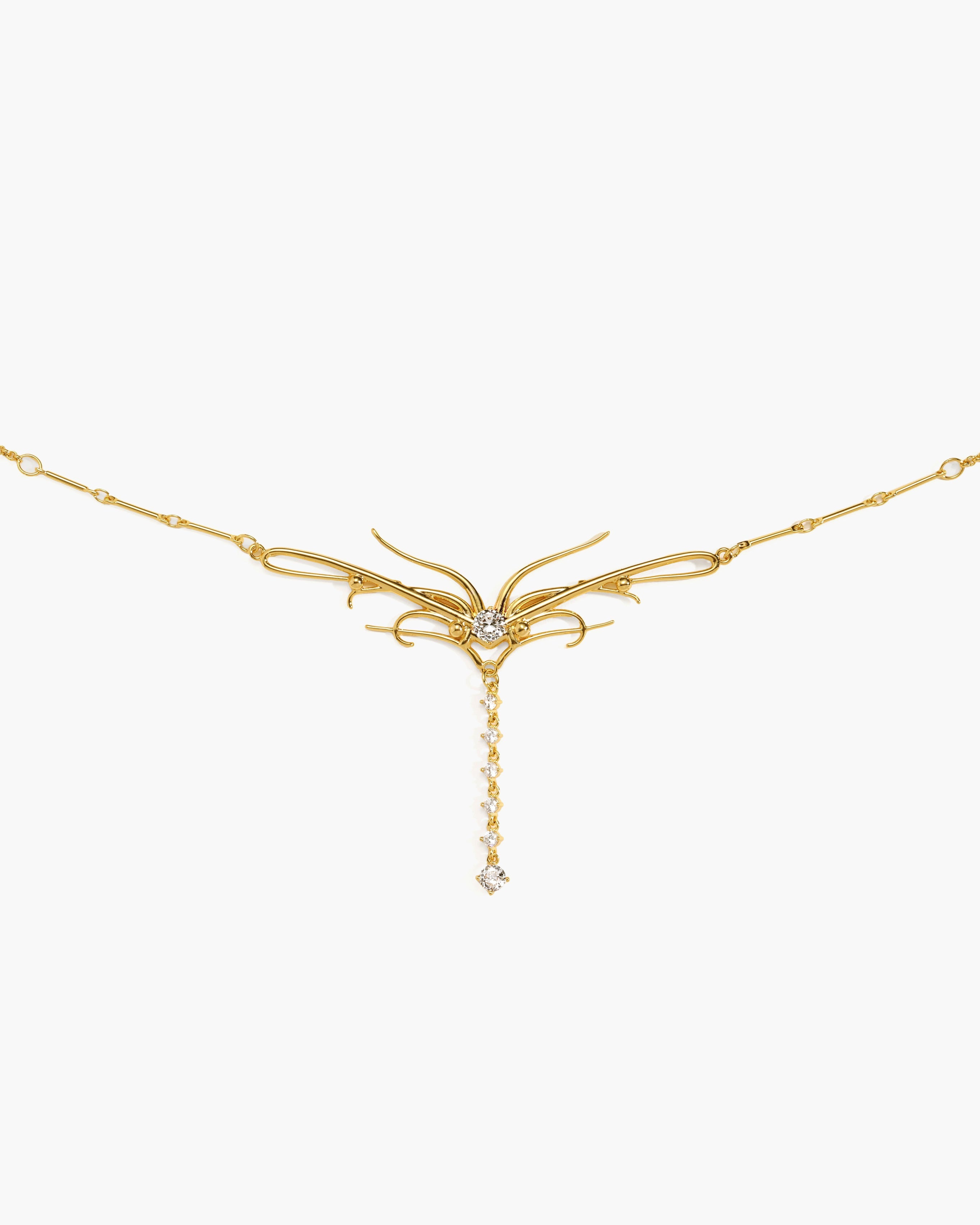 Dripping Waist Chain in Gold