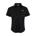 Georgia Southern Women's Cap Sleeve Semi Spread Polo Black