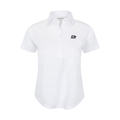 Georgia Southern Women's Cap Sleeve Semi Spread Polo White